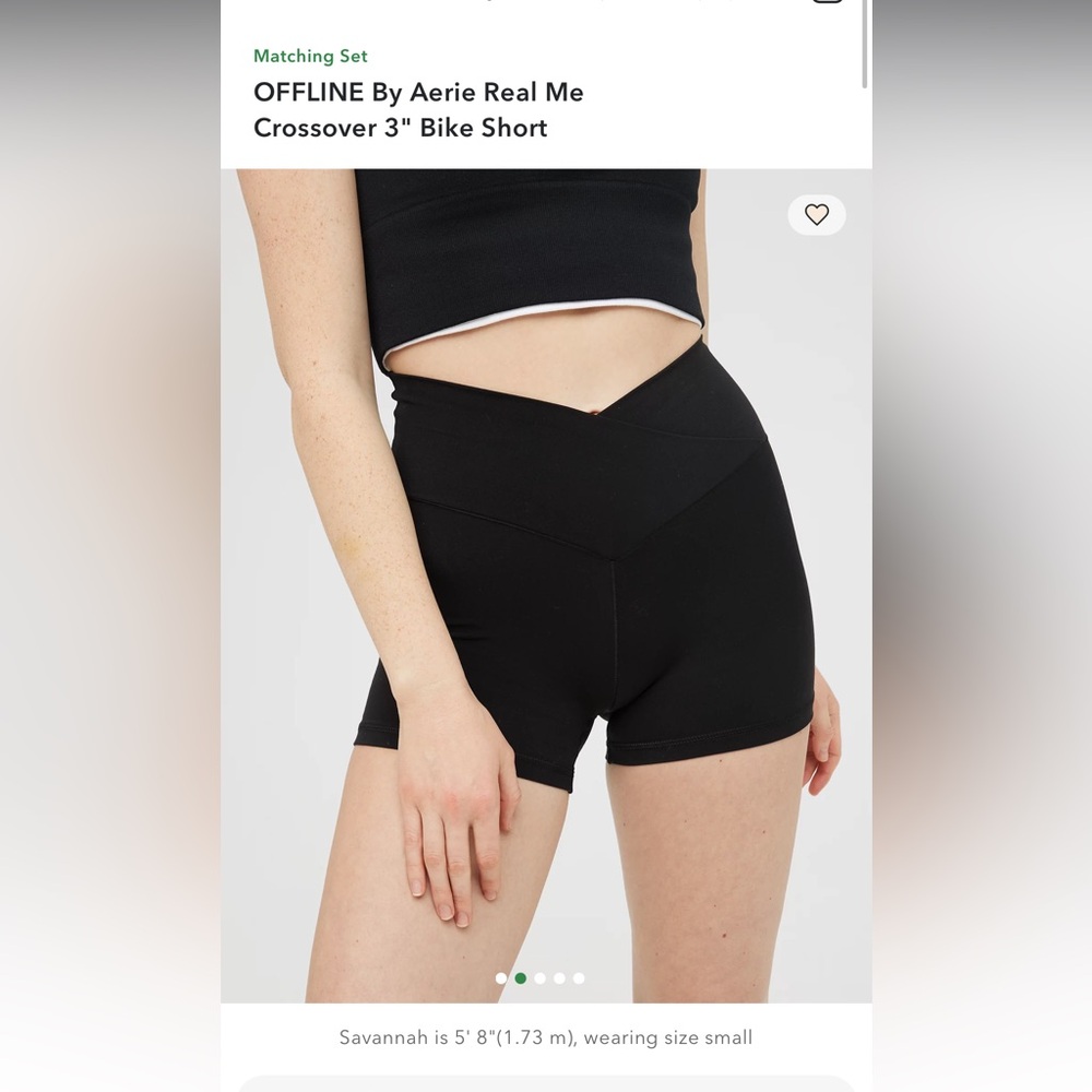 Aerie crossover shorts
